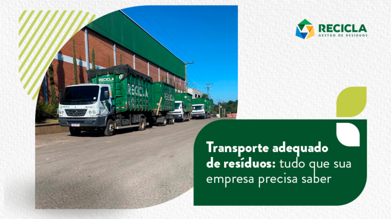 Transporte adequado de resíduos: o que você precisa saber