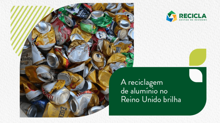 A reciclagem de alumínio no Reino Unido brilha